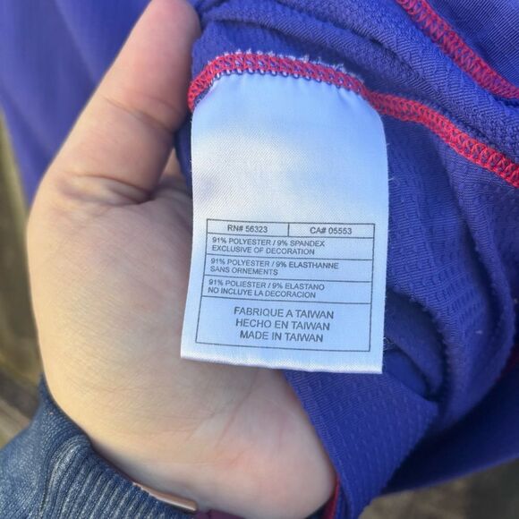 Nike Golf Quarter Zip Shirt Purple Medium - Picture 3 of 4